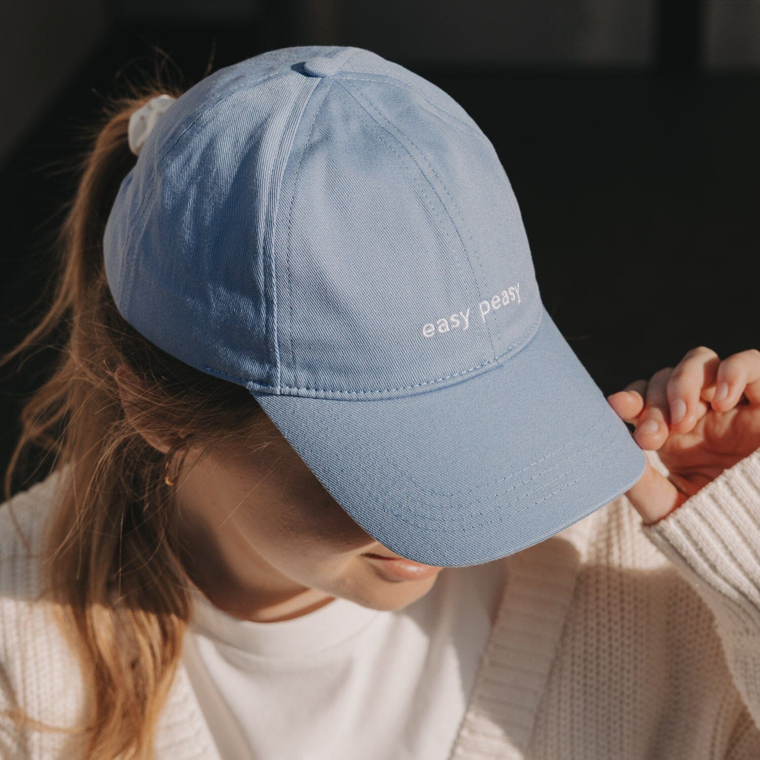 Cap „easy peasy" Cap Eulenschnitt 