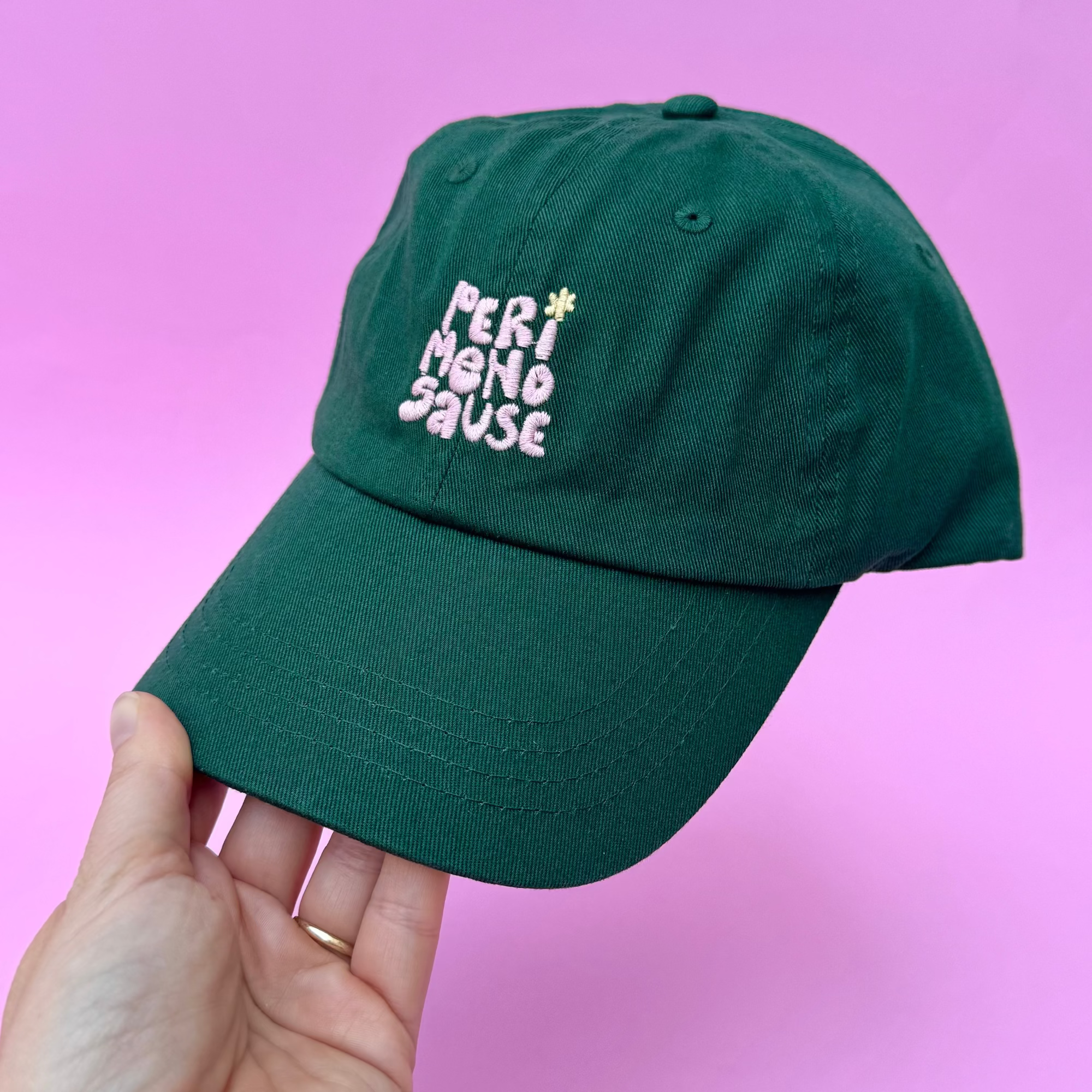Cap "PerimenoSause grün" Cap Matsch mit Sahne 