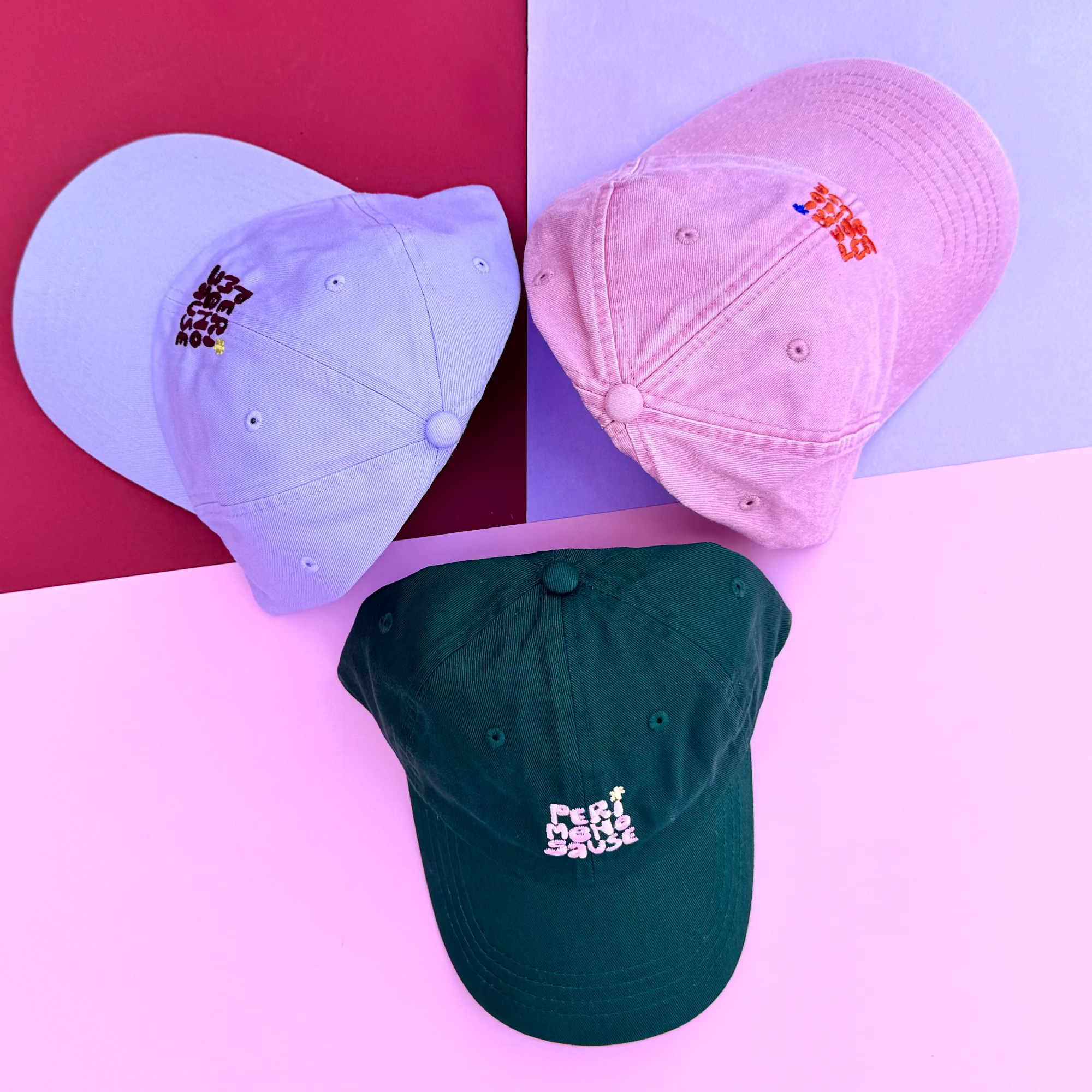 Cap "PerimenoSause rosa" Cap Matsch mit Sahne 