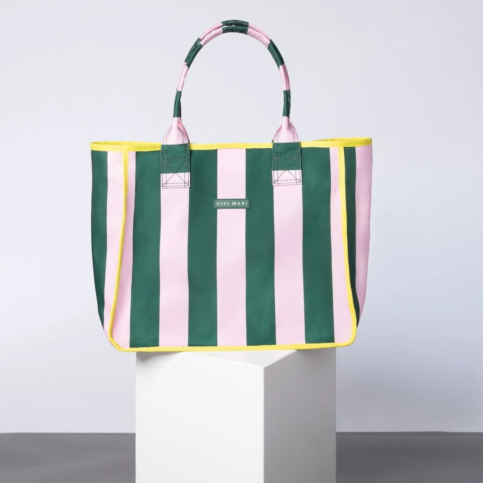 Carry All Bag "Stripes" Handtaschen, Geldbörsen & Etuis Vivi Mari green/rose 