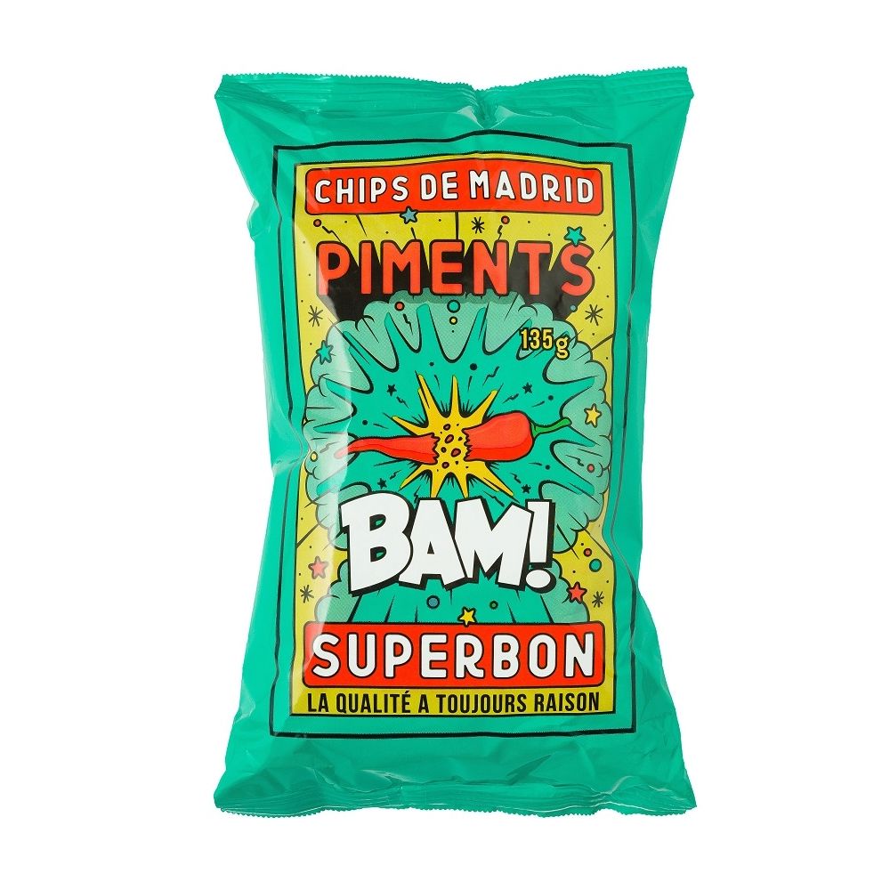 Chips "Chili" Süßigkeit Superbon 135 g 