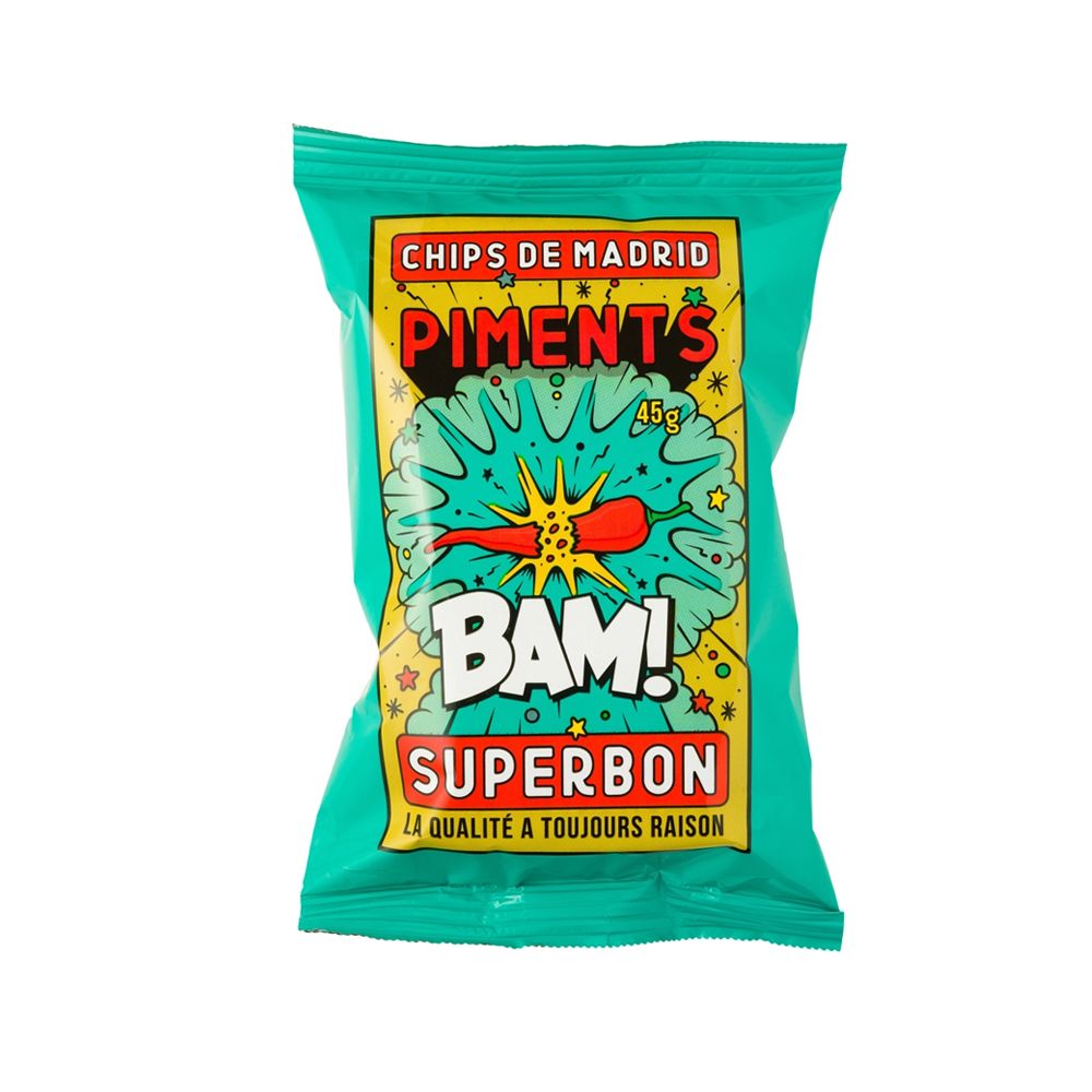 Chips "Chili" Süßigkeit Superbon 45 g 