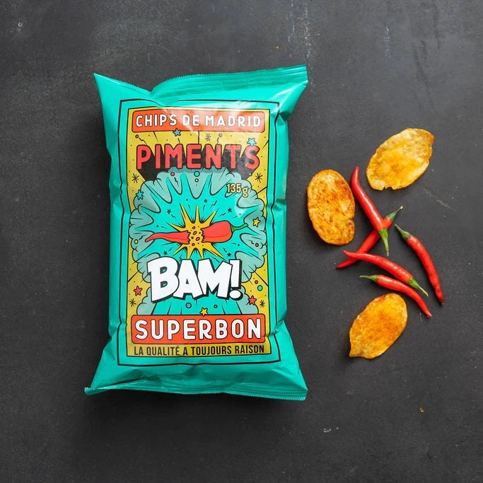 Chips "Chili" Süßigkeit Superbon 