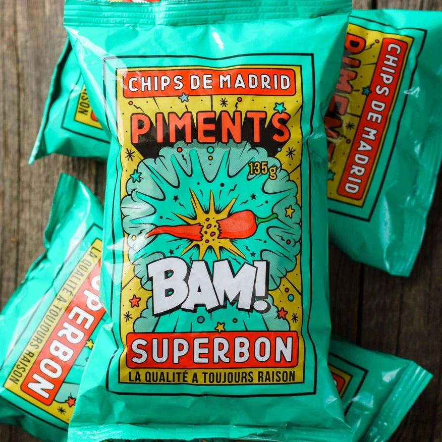 Chips "Chili" Süßigkeit Superbon 