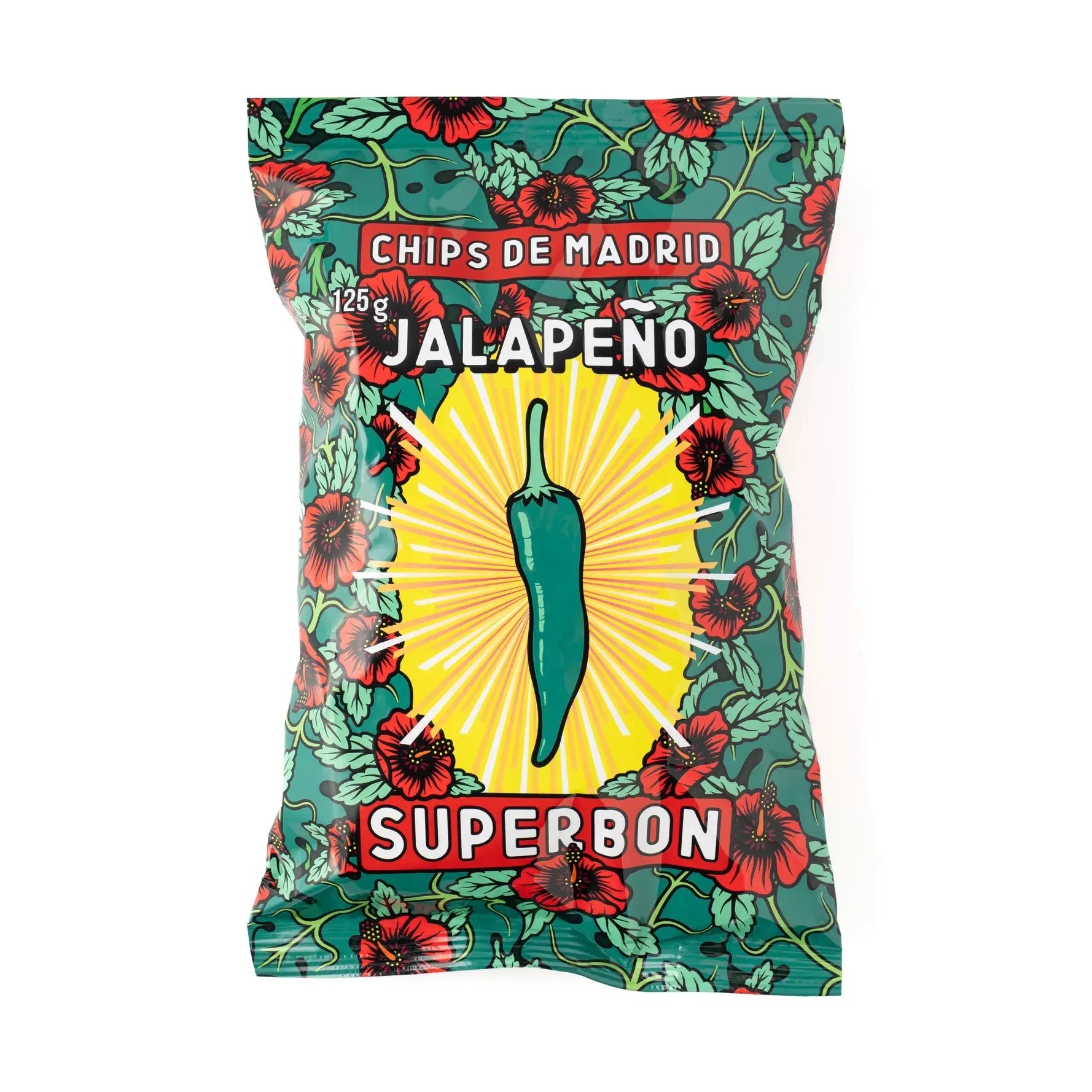 Chips "Jalapeno" Süßigkeit Superbon 125 g 