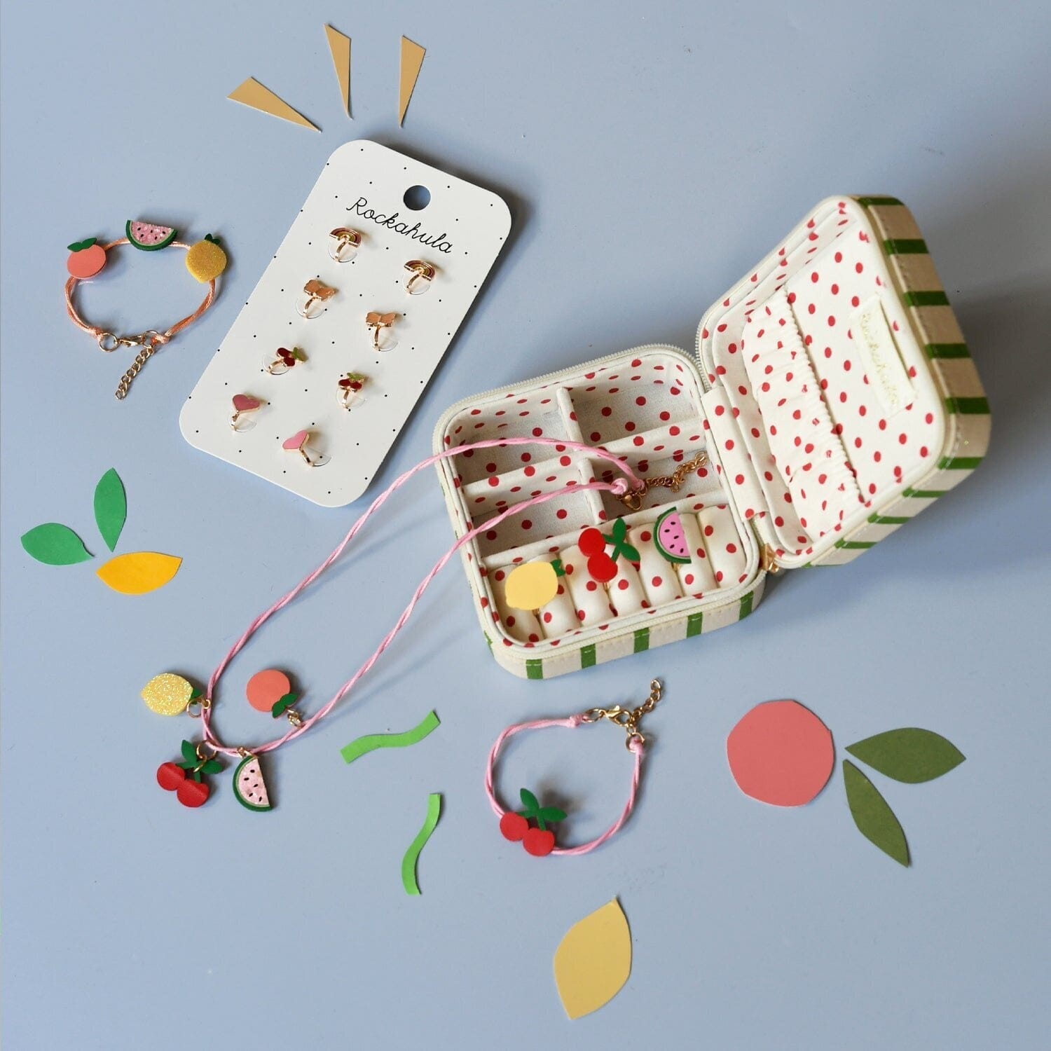 Clip-on Ohrringe "Carnival" Haaraccessoires Rockahula 