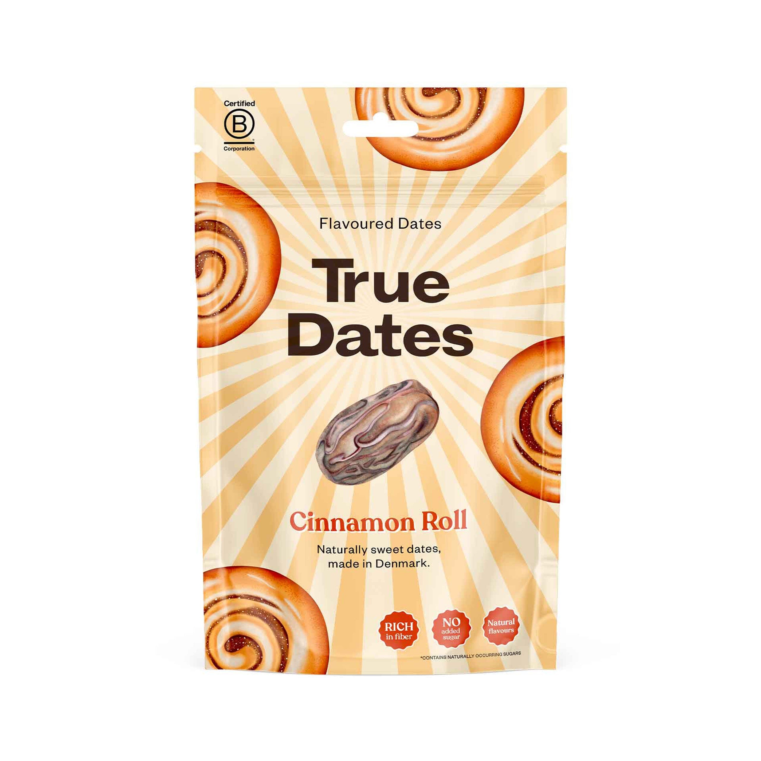 Datteln mit Geschmack "Cinnamon Roll" Süßigkeit True Dates 