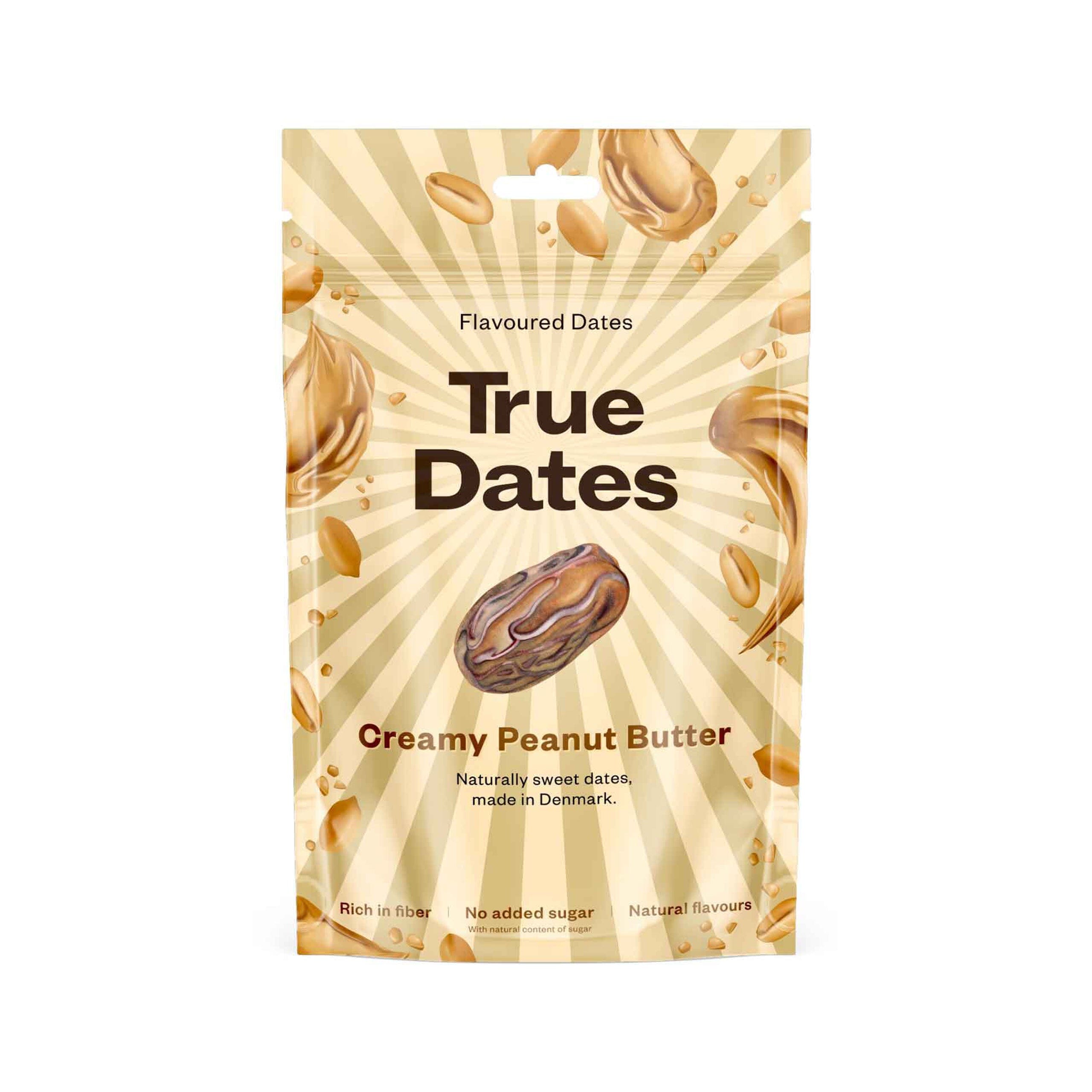 Datteln mit Geschmack "Creamy Peanut Butter" Süßigkeit True Dates 