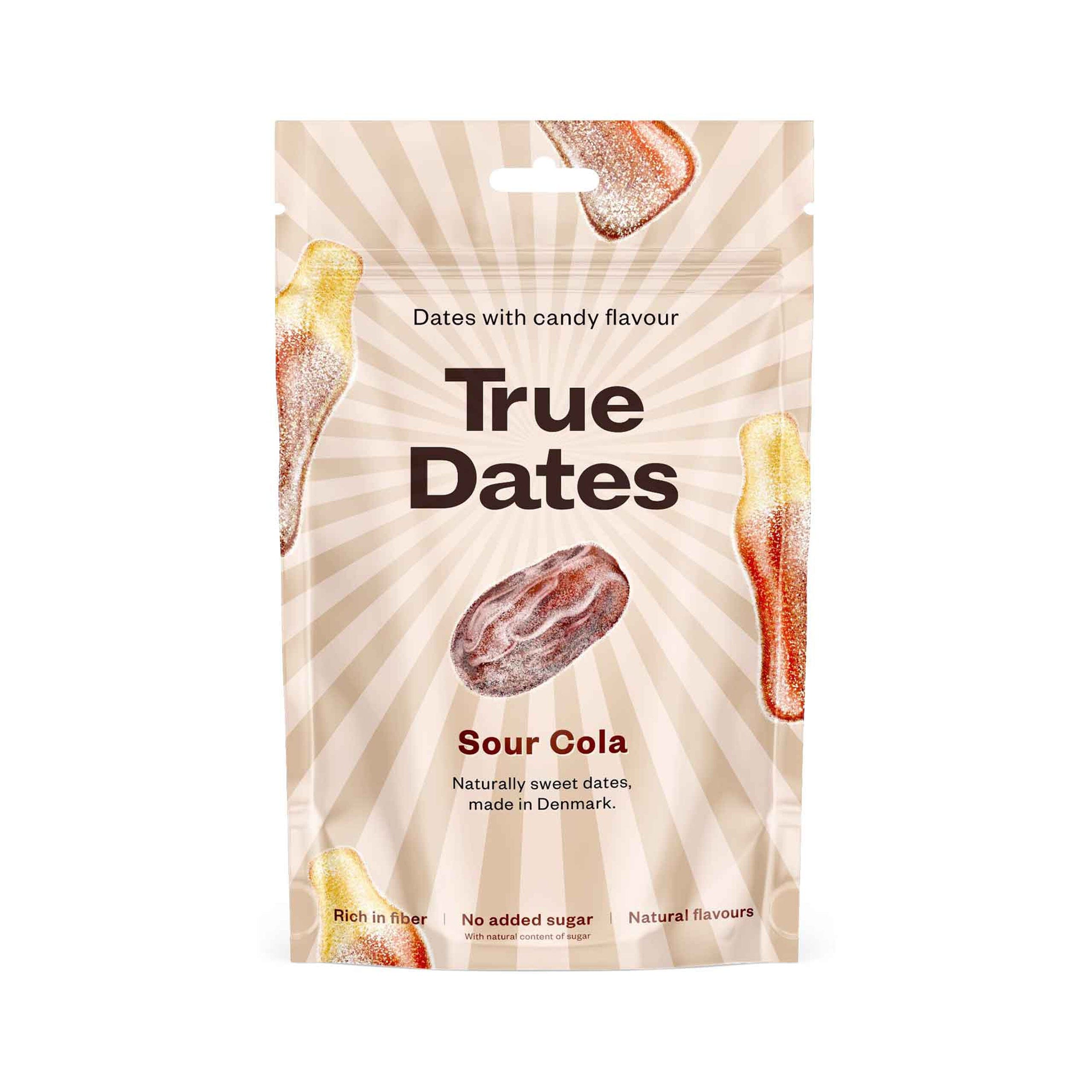 Datteln mit Geschmack "Sour Cola" Süßigkeit True Dates 