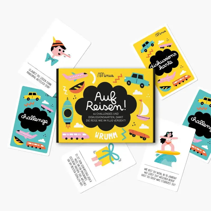 Diskussionskarten "Auf Reisen!" Kartenspiel minus Verlag 