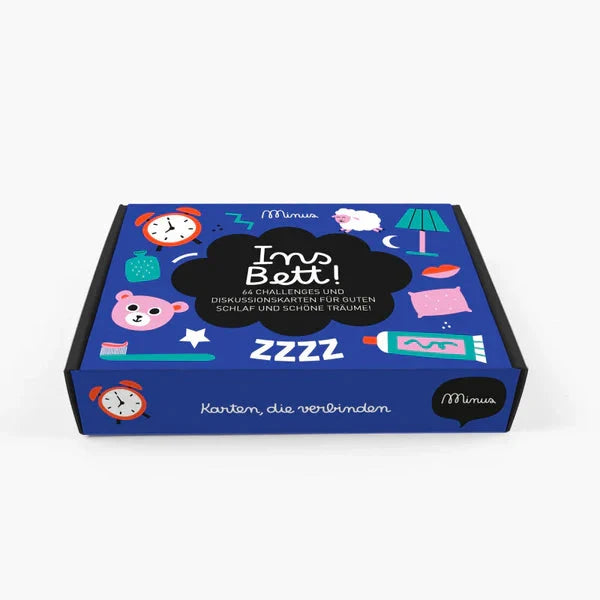 Diskussionskarten "Ins Bett!" Kartenspiel minus Verlag 