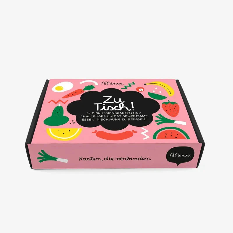 Diskussionskarten "Zu Tisch!" Kartenspiel minus Verlag 