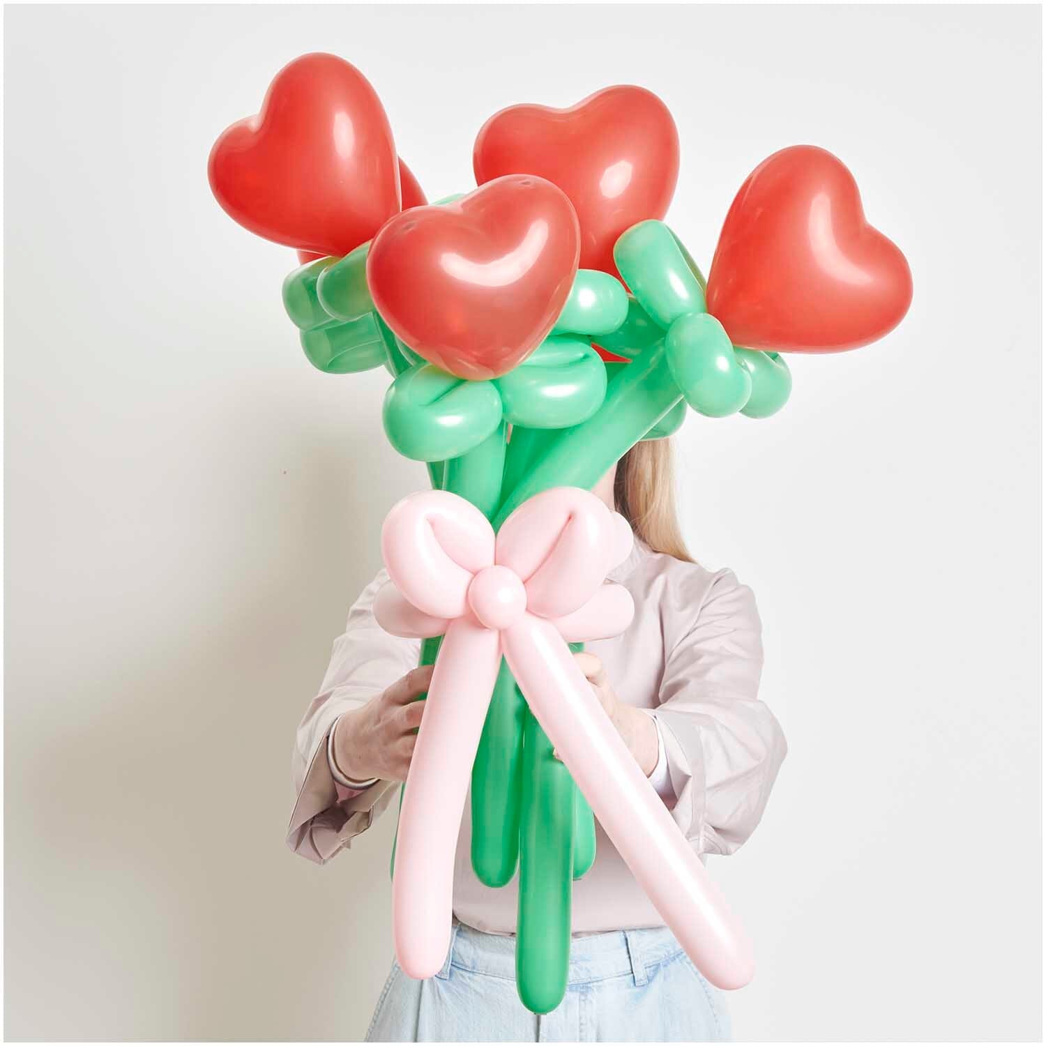 DIY Ballonstrauss "Herzen" Ballon Rico Design 