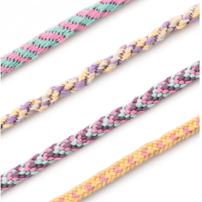 DIY Freundschaftsarmbänder "Kumihimo" Bastelset Folia 