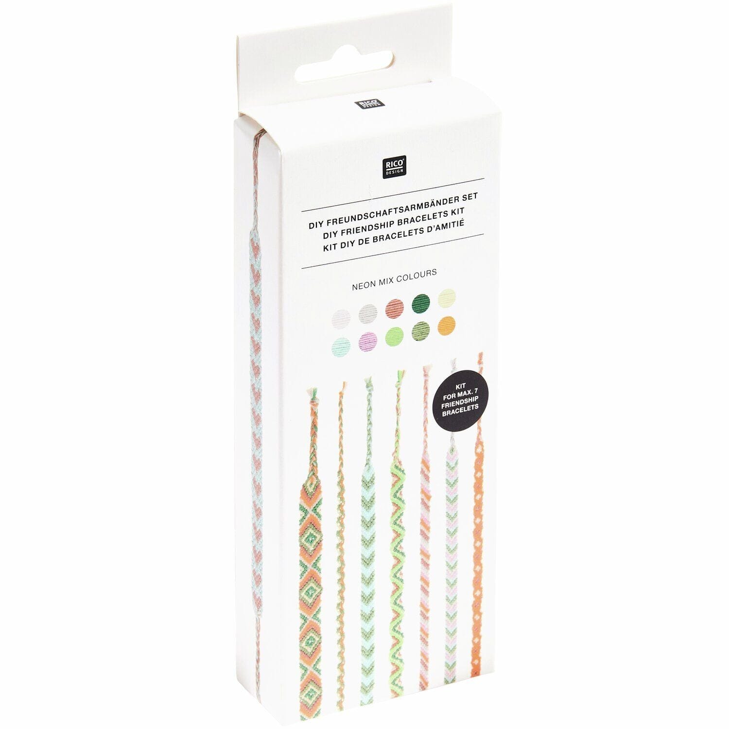 DIY Freundschaftsarmbänder Set Bastelset Rico Design 