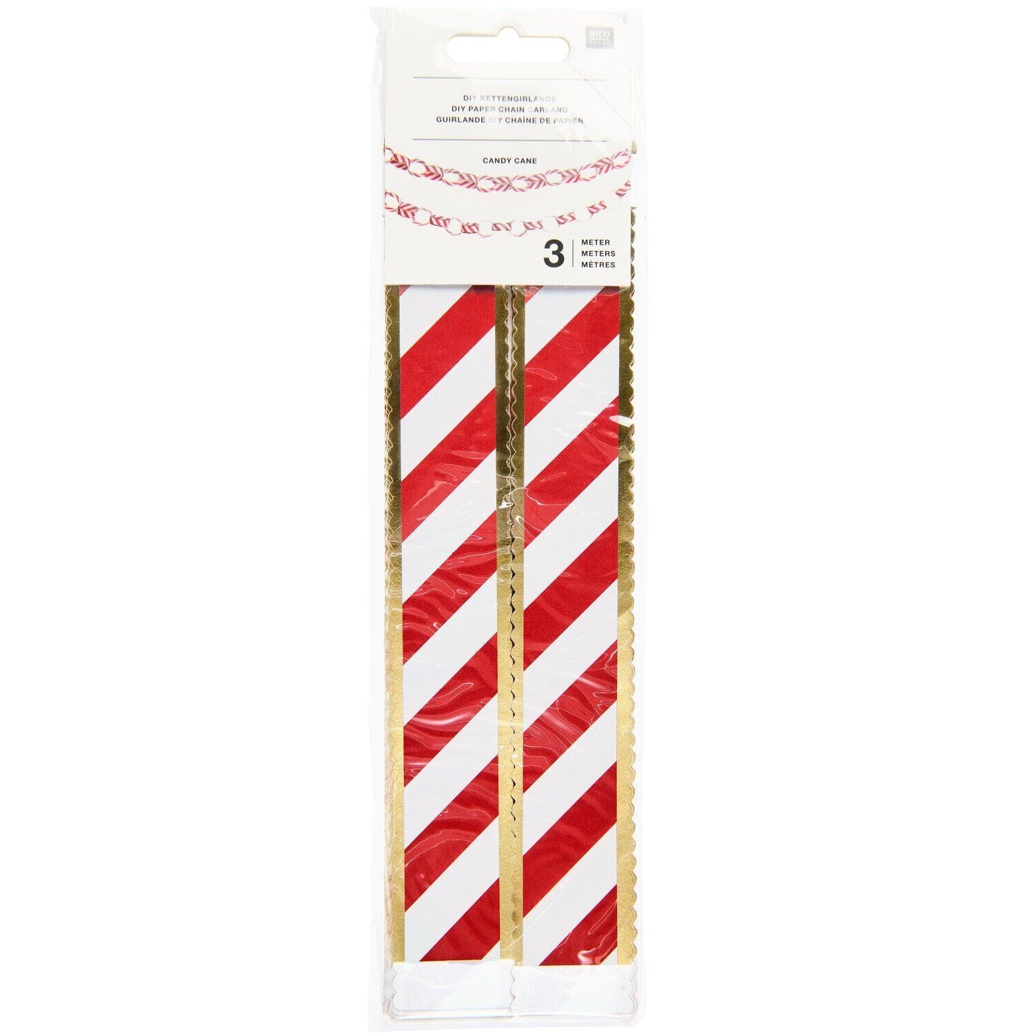 DIY Girlande "Candy Cane" Girlande Rico Design 