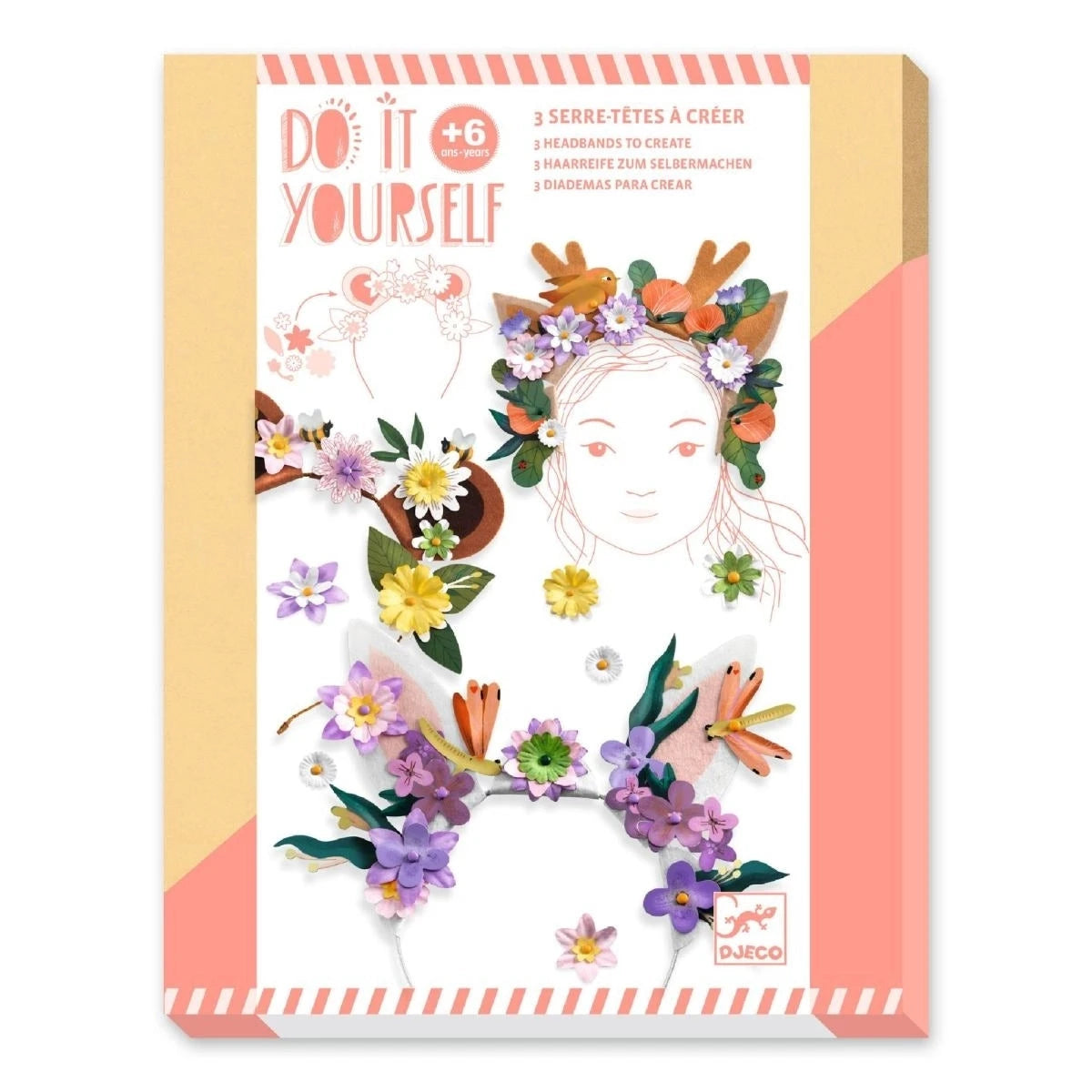 DIY Haarreif "Flower Friends" Bastelset Djeco 