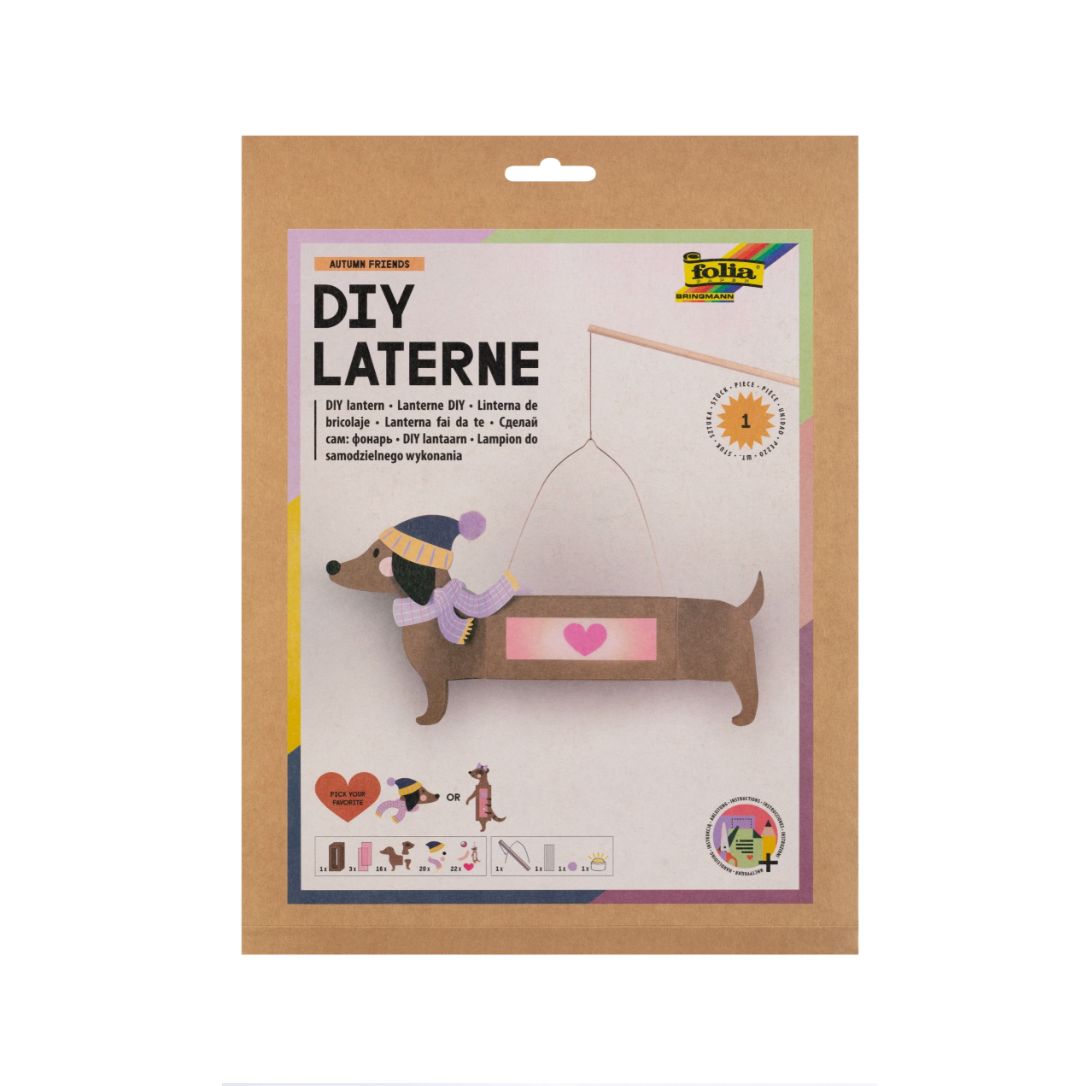 DIY Set Laterne "Autumn Friends" Laterne Folia 