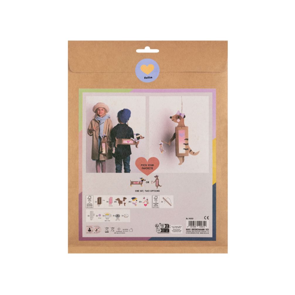 DIY Set Laterne "Autumn Friends" Laterne Folia 