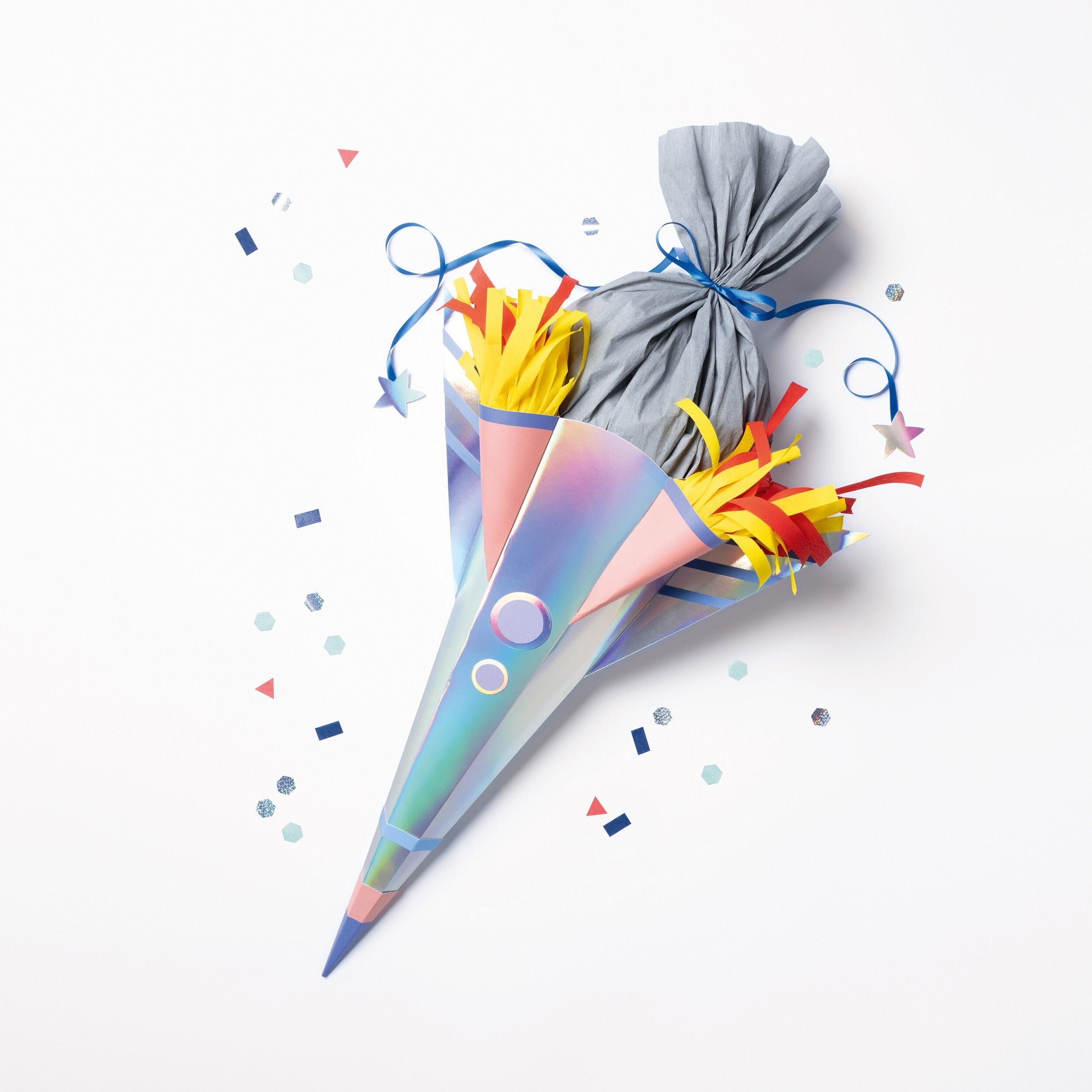 DIY Set Schultüte "Dino/Rakete/Hai" Schultüte Folia 