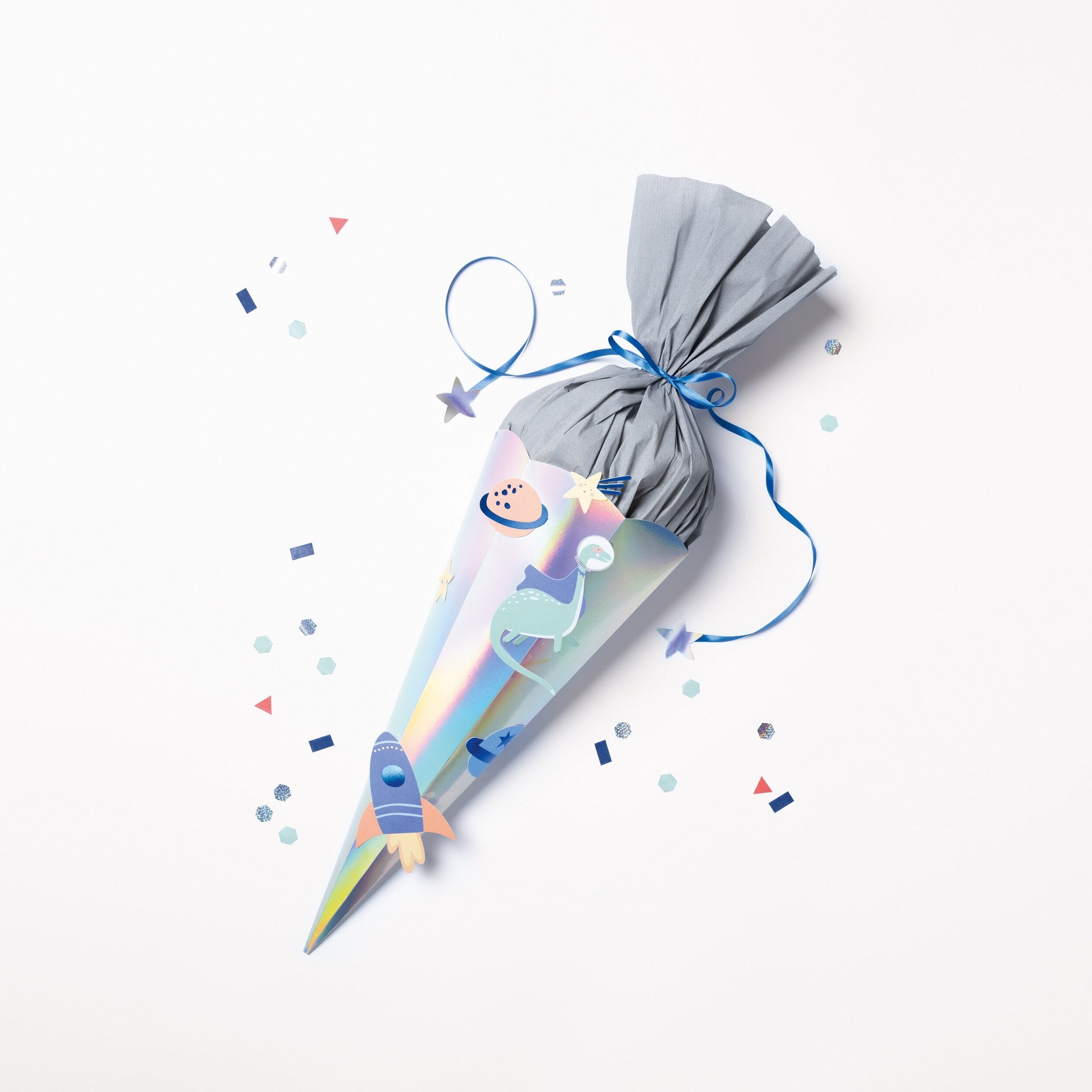 DIY Set Schultüte "Dino/Rakete/Hai" Schultüte Folia 