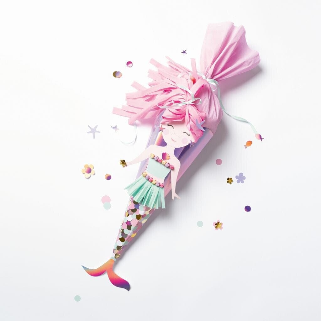 DIY Set Schultüte "Einhorn/Meerjungfrau/Frieda" Schultüte Folia 