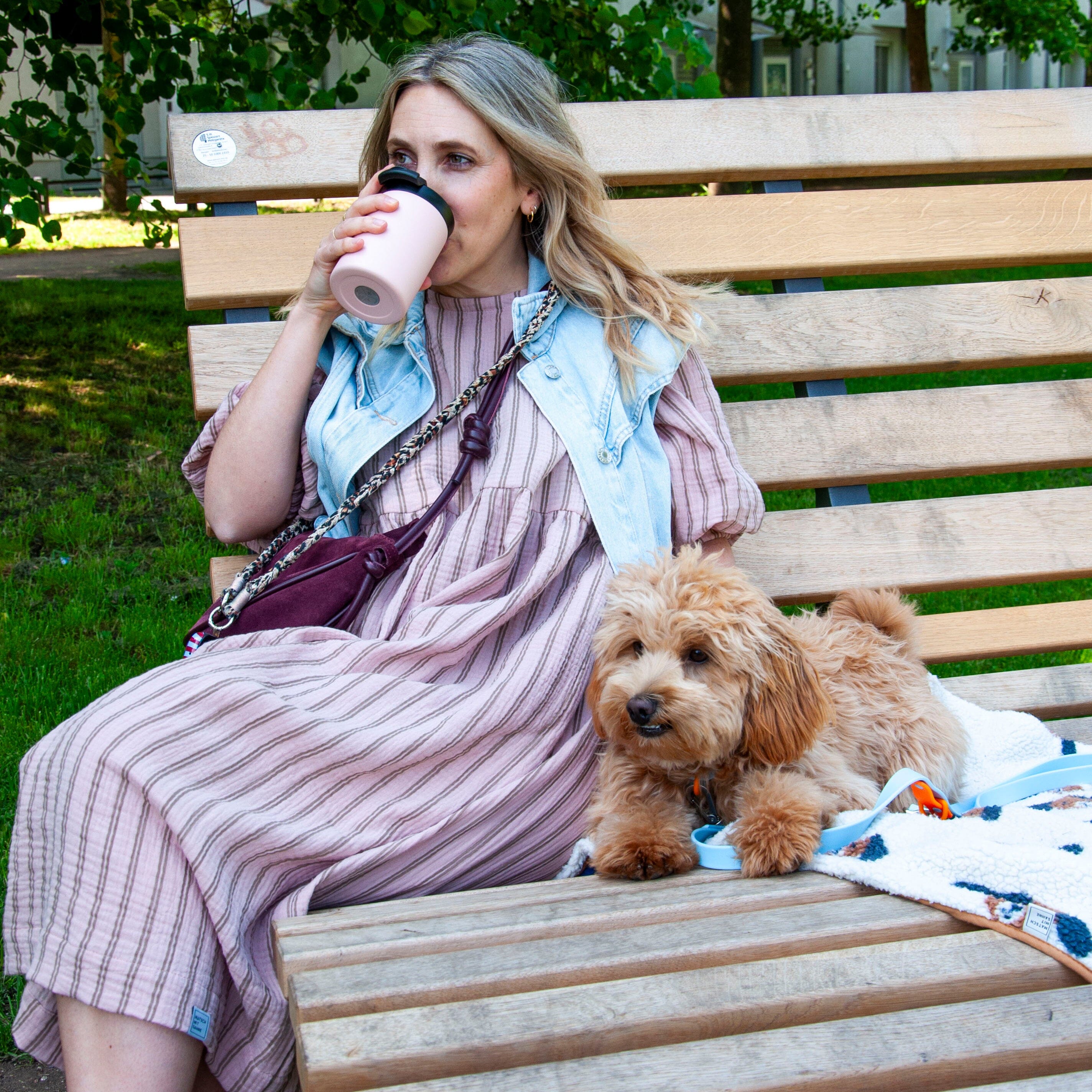 Do-it-all Kleid "Stripes" Kleid Matsch mit Sahne 