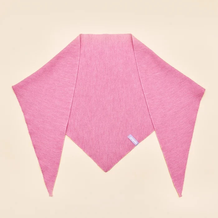 Dreiecks-Schal aus Merinowolle „Uni" Schal popeia Pink 