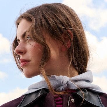 Dreieckstuch Merino Wolle Schal Sticky Sis Club 