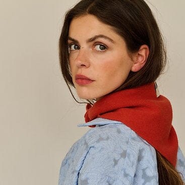 Dreieckstuch Merino Wolle Schal Sticky Sis Club 