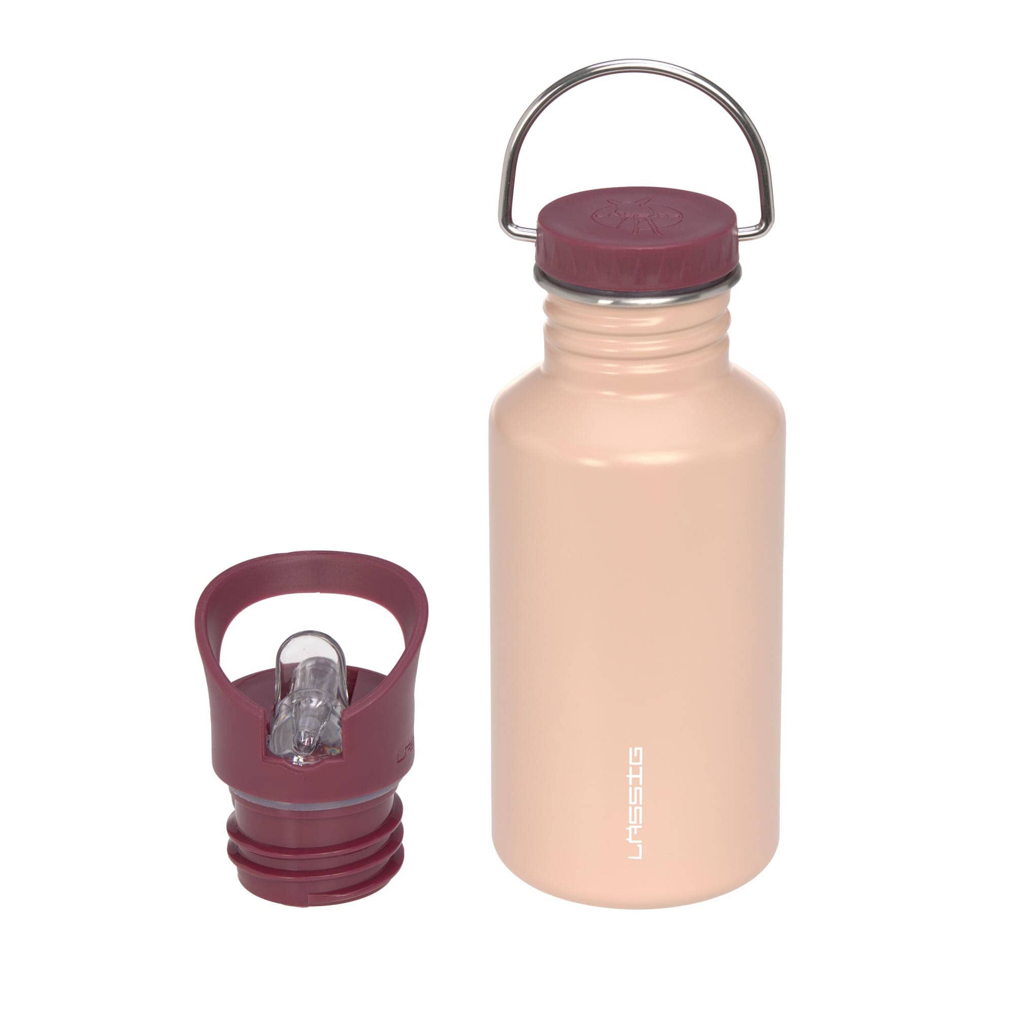 Edelstahl Trinkflasche "Unique" Trinkflasche Lässig Rosa 