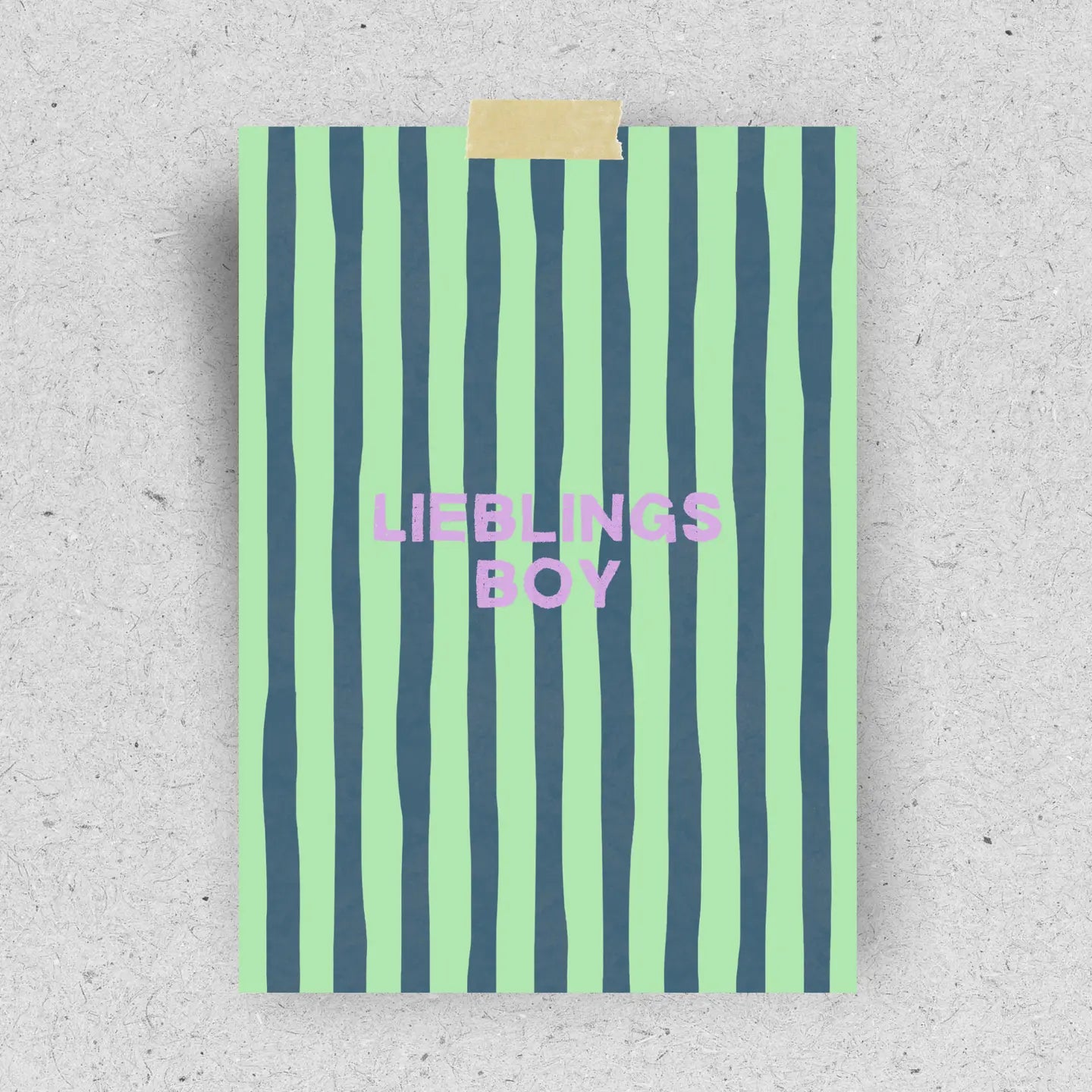 Postkarte "Lieblingsboy"