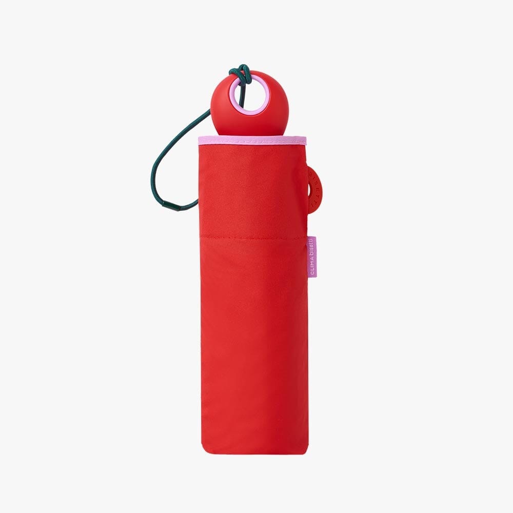 Faltbarer Regenschirm mini "Joy uni" Clima Umbrellas Rot 