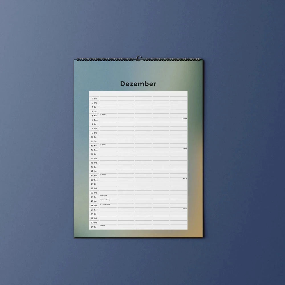 Familienkalender "Pastell-Gradient 2027" Kalender tinyday 