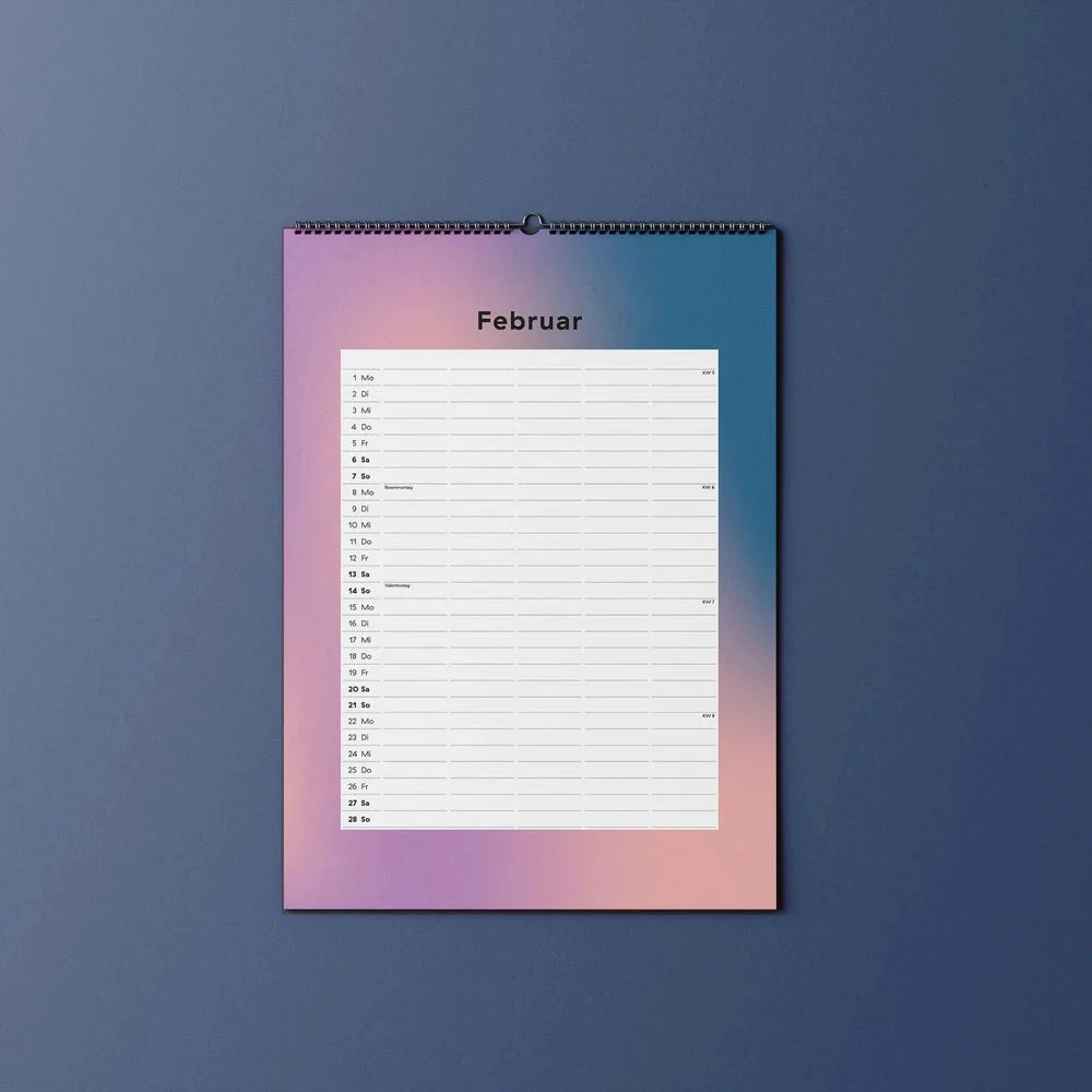 Familienkalender "Pastell-Gradient 2027" Kalender tinyday 