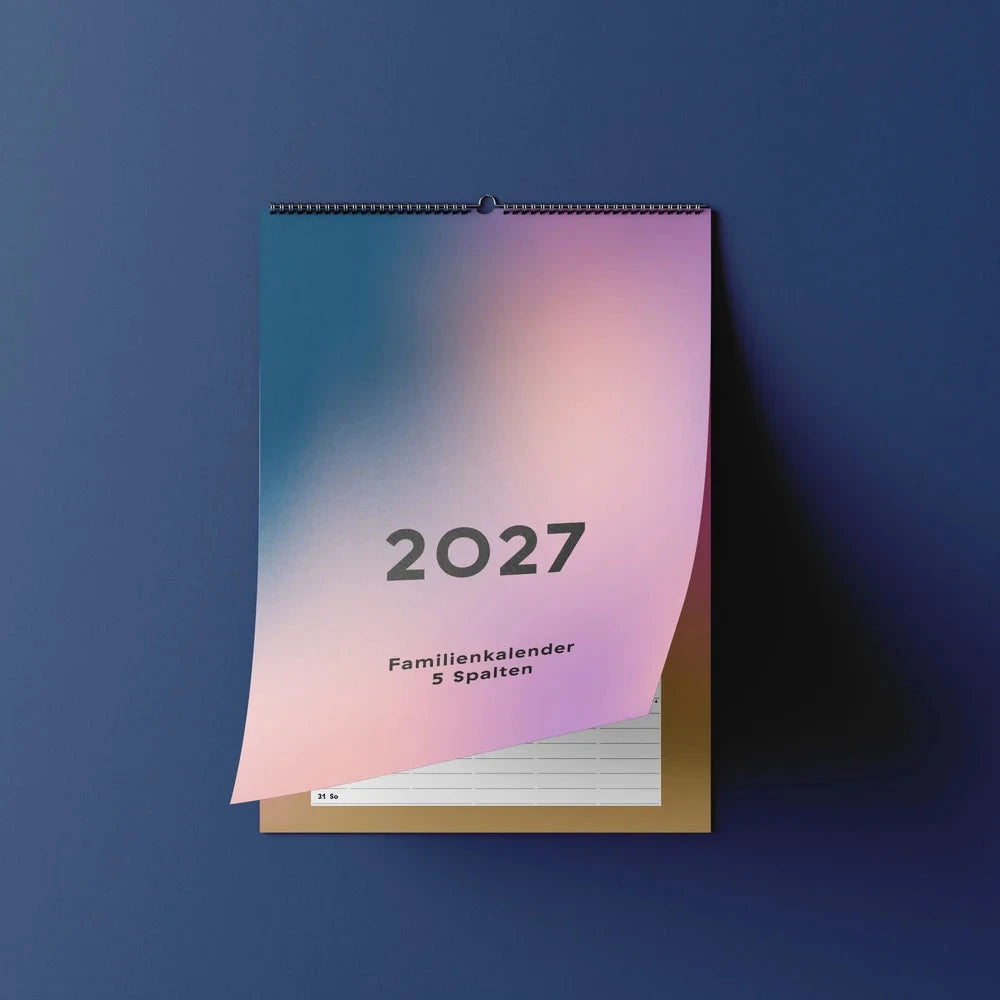 Familienkalender "Pastell-Gradient 2027" Kalender tinyday 