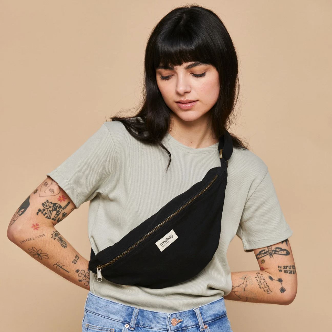 Fanny Pack "Sasha" Hindbag Schwarz 