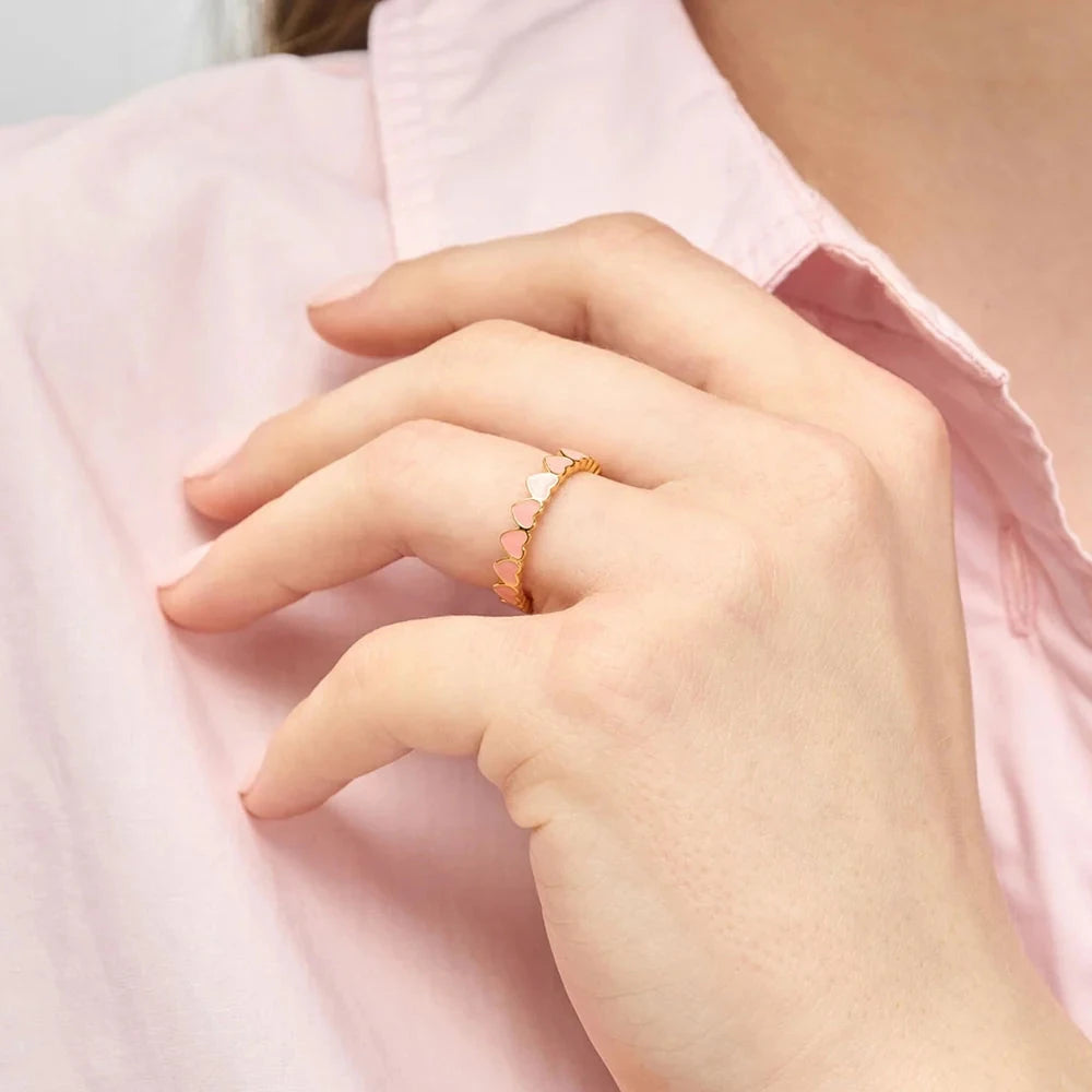 Fingerring "Connected Hearts" Ring Lulu Copenhagen 