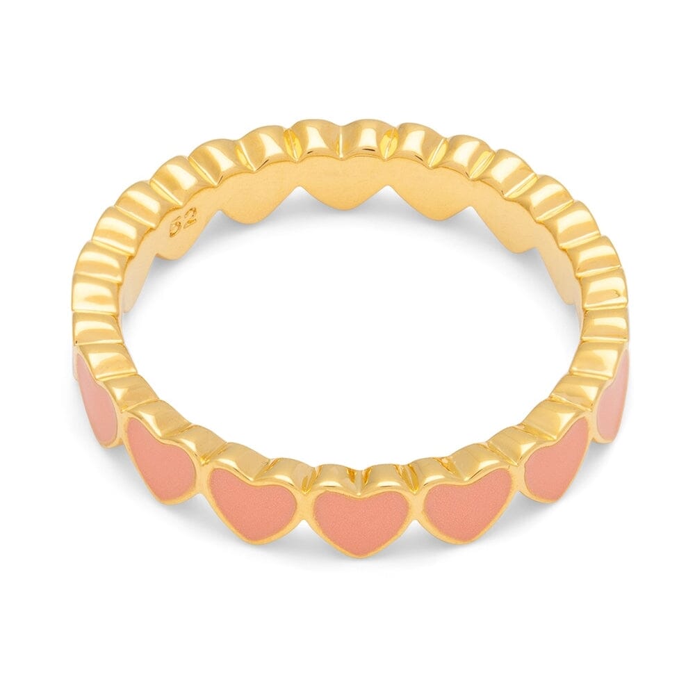 Fingerring "Connected Hearts" Ring Lulu Copenhagen 52 