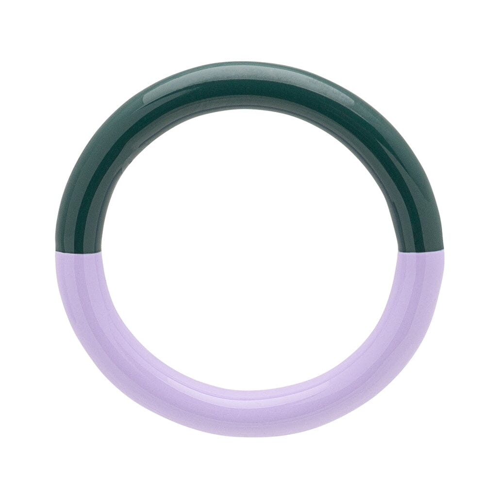 Fingerring "Double Color" Ring Lulu Copenhagen Dark Green/Purple 52 
