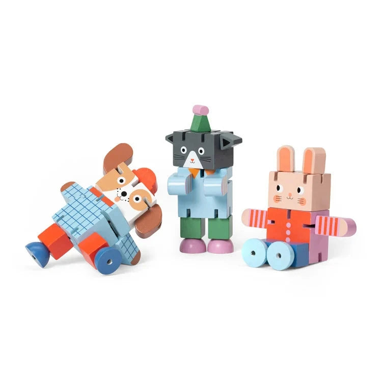 Flexi Animals "Holz" Ball KIKKERLAND 
