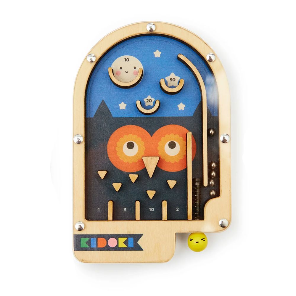 Flipper "Wooden Pinball" Motorikspielzeug KIKKERLAND Eule 