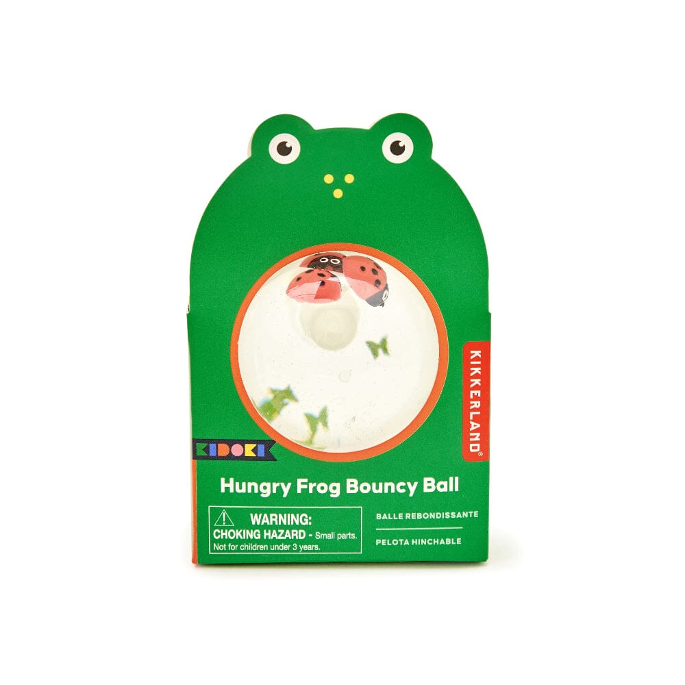 Flummi "Bouncy Ball" Ball KIKKERLAND Frosch 
