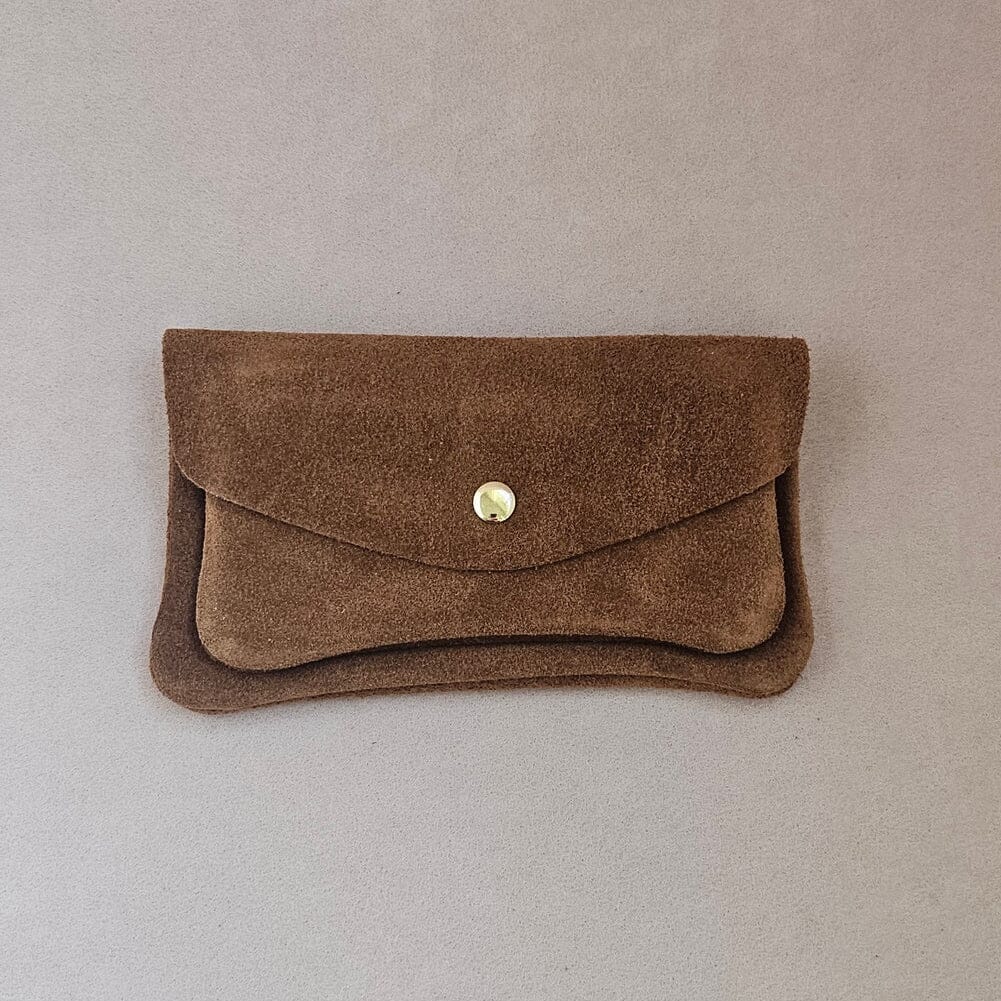 Geldbeutel Maxi "Wildleder" Geldbeutel Royal Marais Braun 