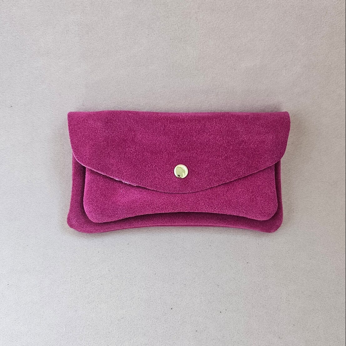 Geldbeutel Maxi "Wildleder" Geldbeutel Royal Marais Fuchsia 