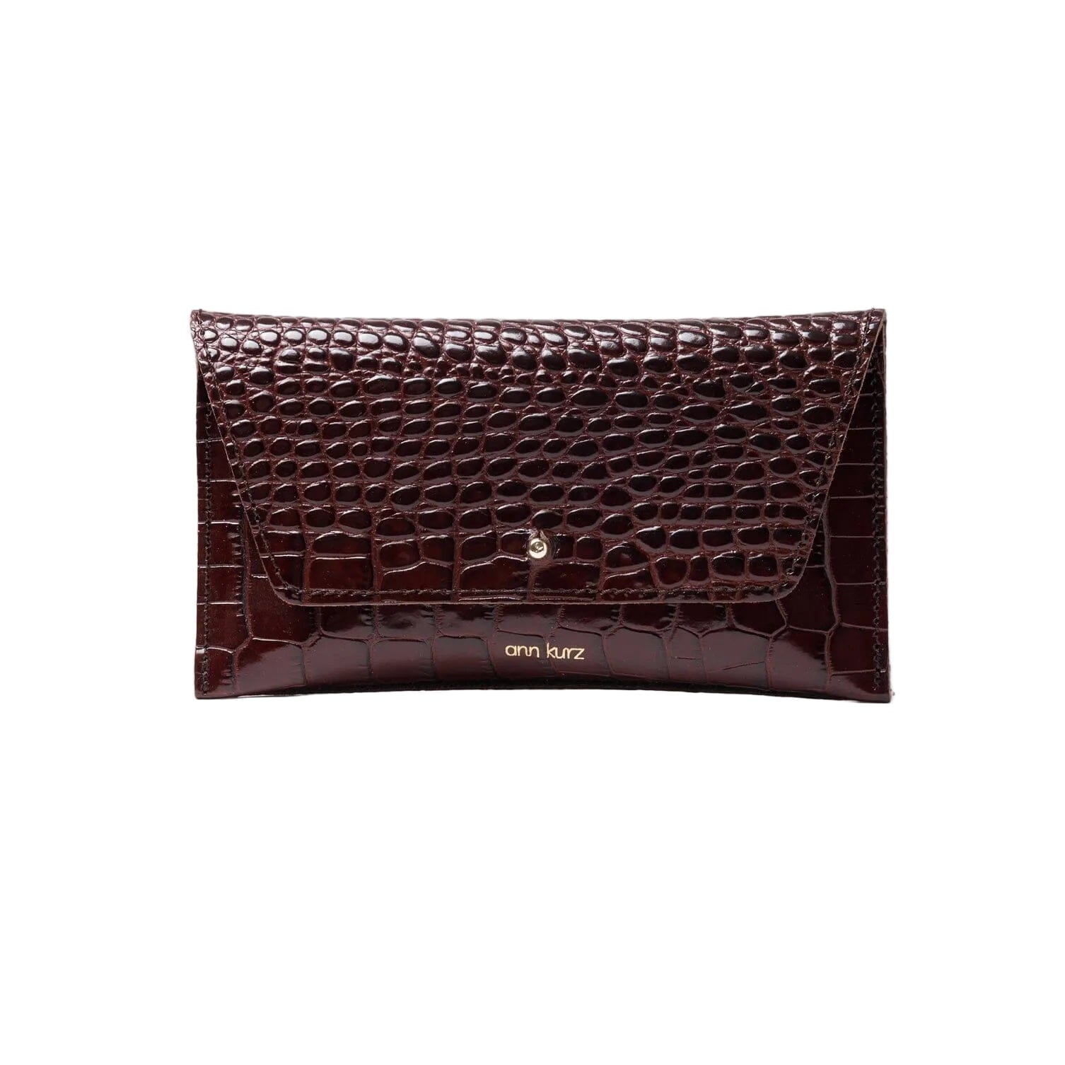 Geldbeutel "Mini Envelope Croco Print" Handtaschen, Geldbörsen & Etuis ann kurz Burgundy 