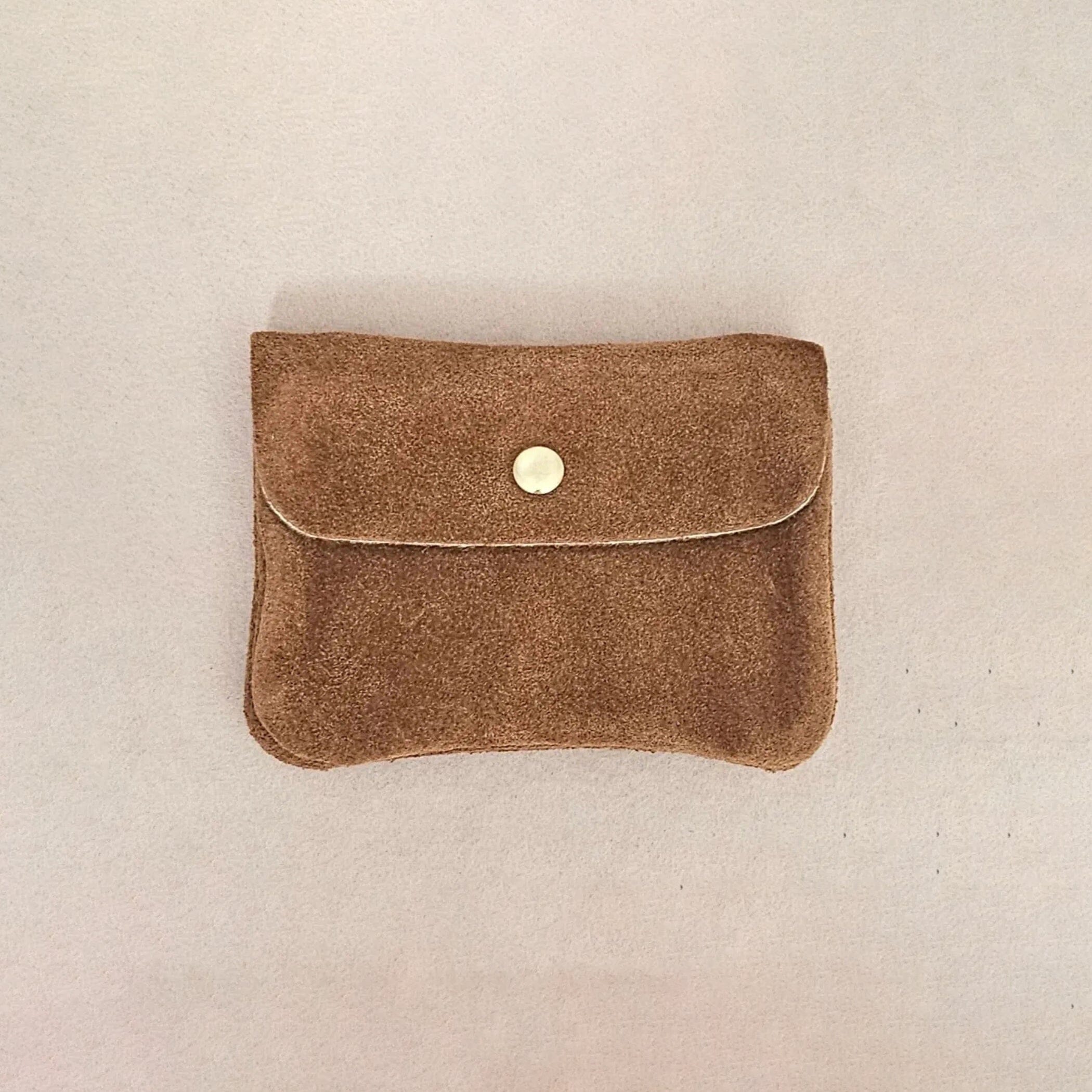 Geldbeutel Mini "Wildleder" Geldbeutel Royal Marais Braun 