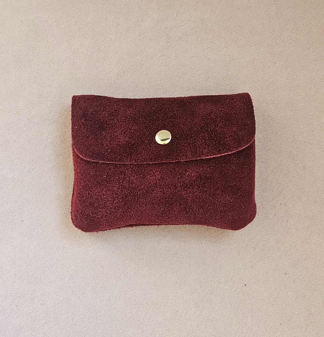 Geldbeutel Mini "Wildleder" Geldbeutel Royal Marais Burgundy 