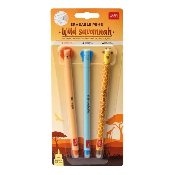 Gelstift 3er-Set "Wild Savannah" gelstift Legami 