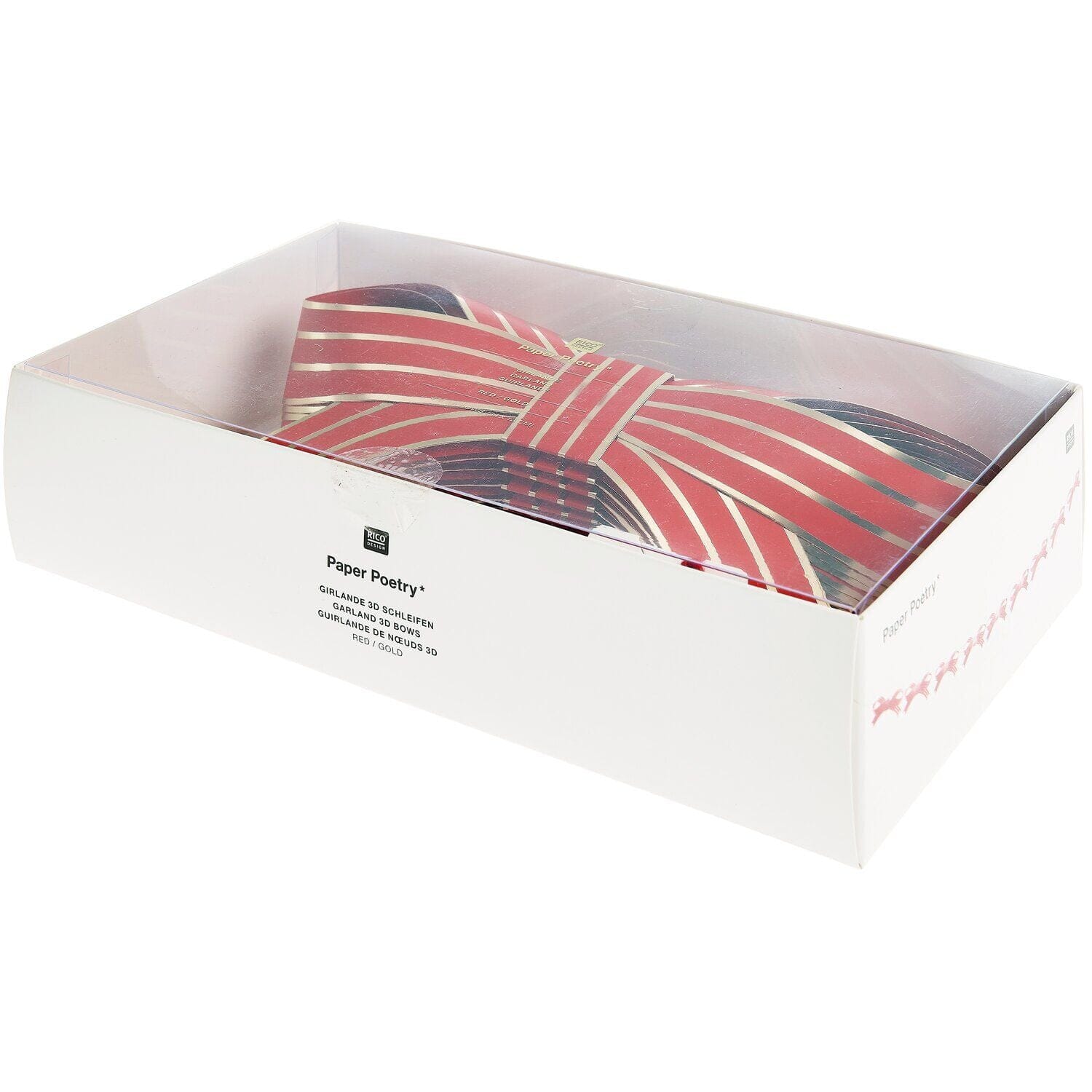 Girlande "3D Schleifen" Girlande Rico Design 
